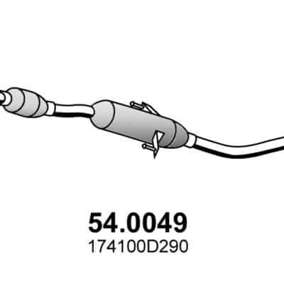 Catalizador Toyota Corolla Verso · 54.0049