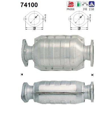 Catalizador Nissan Micra II · 74100
