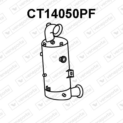 Catalizador Citroën C5 Aircross · CT14050PF