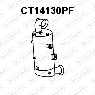 Catalizador Citroën C5 Aircross · CT14130PF
