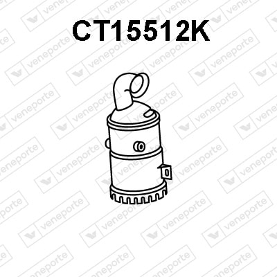 Catalizador Peugeot 3008 I Monospace · CT15512K