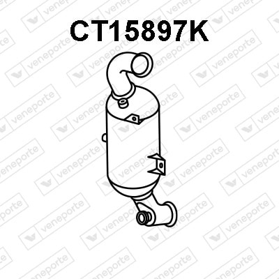 Catalizador Peugeot 208 I · CT15897K