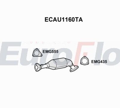 Catalizador Audi A4 B8 · ECAU1160TA