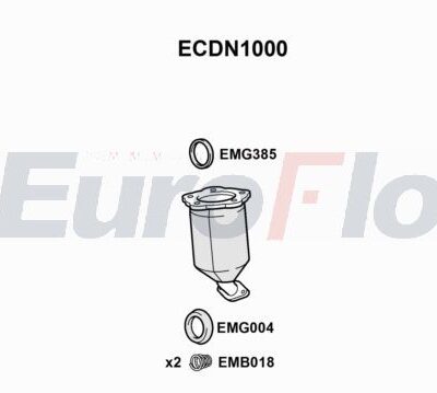 Catalizador Nissan Micra II · ECDN1000
