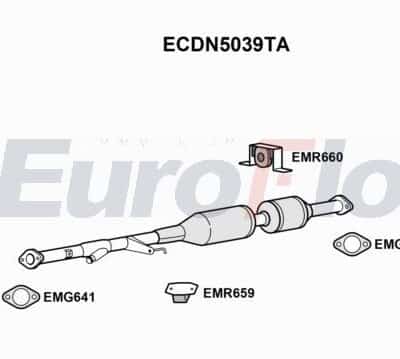 Catalizador Nissan Navara NP300 Pick-up · ECDN5039TA