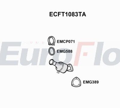 Catalizador Fiat Ducato Caja/chasis · ECFT1083TA