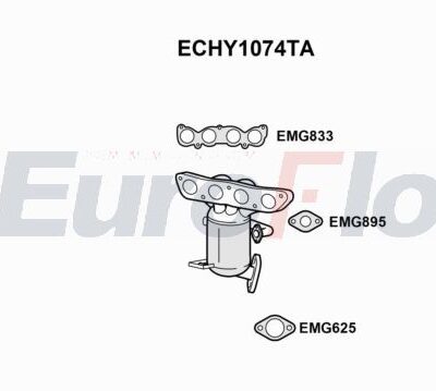 Catalizador Kia Niro I · ECHY1074TA