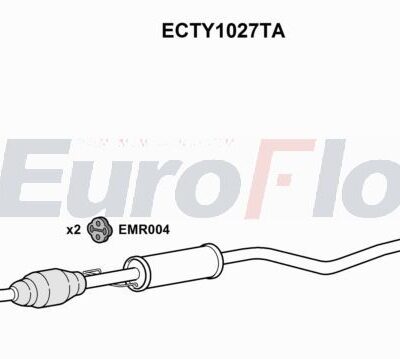 Catalizador Toyota Corolla · ECTY1027TA