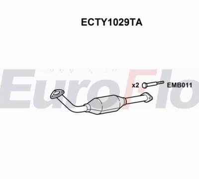 Catalizador Toyota Land Cruiser Prado · ECTY1029TA