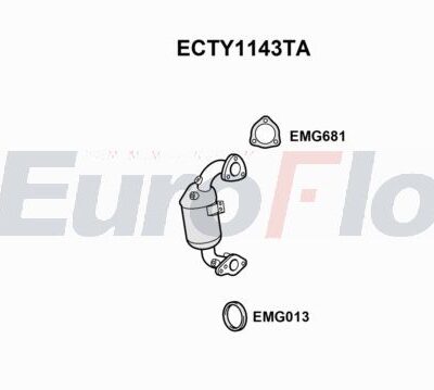 Catalizador Toyota Auris Station Wagon · ECTY1143TA