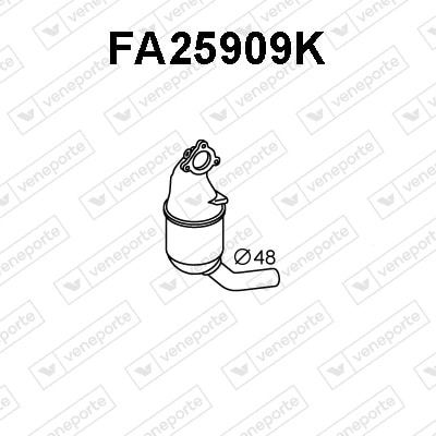 Catalizador Fiat Grande Punto Van · FA25909K