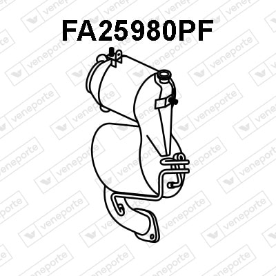 Catalizador Fiat Tipo Hatchback · FA25980PF