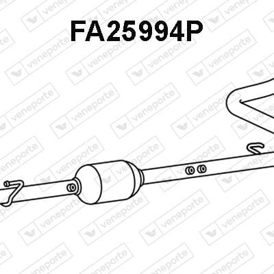 Catalizador Fiat Doblo Autobús · FA25994P