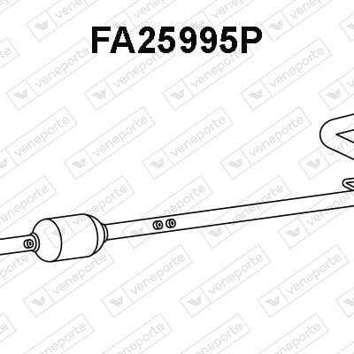 Catalizador Fiat Doblo Autobús · FA25995P