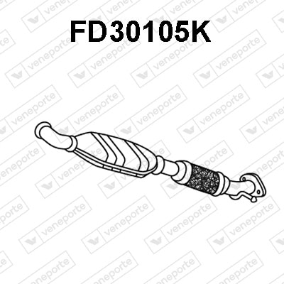 Catalizador Ford Kuga I · FD30105K