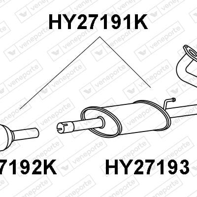Catalizador Hyundai Kona · HY27191K