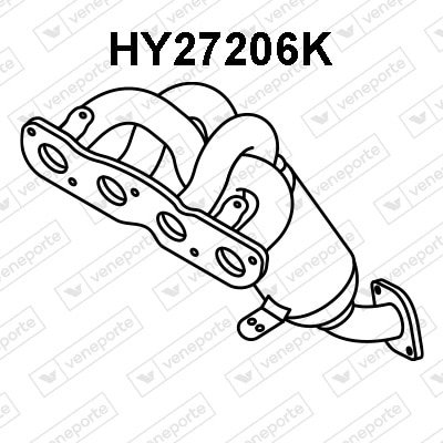 Catalizador Hyundai i20 II · HY27206K