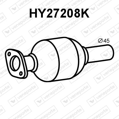 Catalizador Hyundai i20 II · HY27208K
