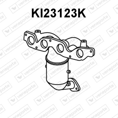 Catalizador Kia RIO III Sedán · KI23123K