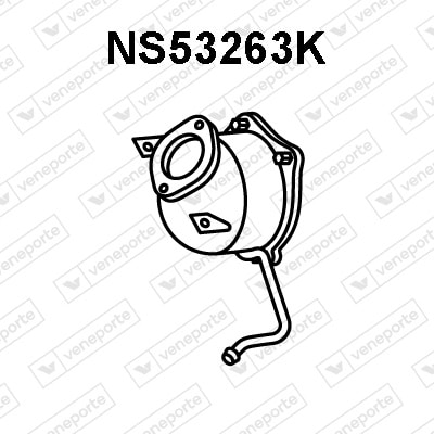 Catalizador Nissan Qashqai I · NS53263K