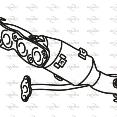 Catalizador Toyota Yaris · P8161CAT
