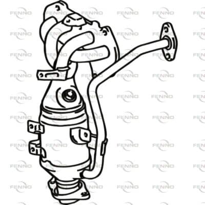Catalizador Toyota Yaris Furgoneta/hatchback · P8163CAT