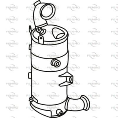 Catalizador Citroën C5 Aircross · P8895DPF
