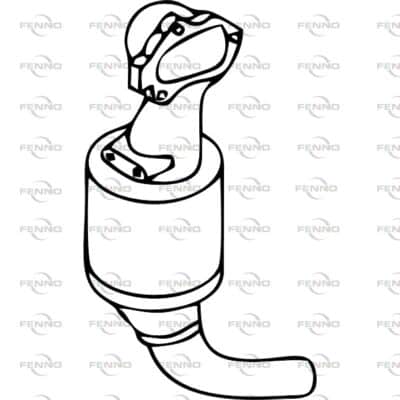 Catalizador Fiat Grande Punto Van · P9401DCAT