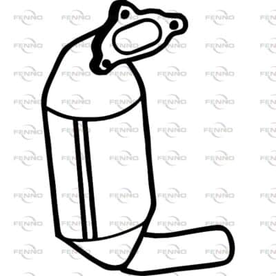 Catalizador Fiat Punto EVO Furgoneta/hatchback · P9520DCAT