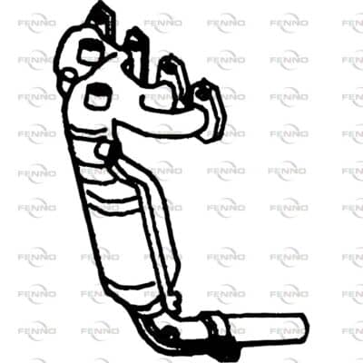 Catalizador Fiat 500 · P9590CAT