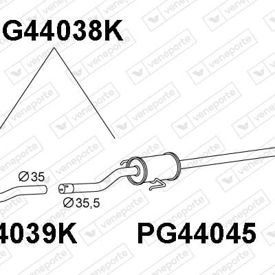 Catalizador Toyota Aygo · PG44038K