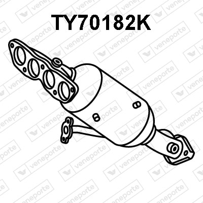 Catalizador Toyota Yaris · TY70182K