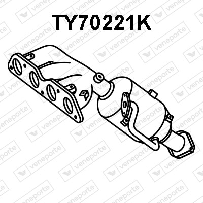 Catalizador Toyota C-hr VAN · TY70221K