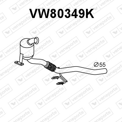 Catalizador SEAT Altea · VW80349K