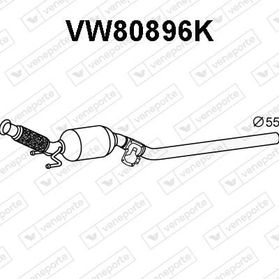 Catalizador VW T-roc · VW80896K