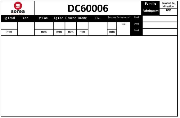 Columna De Dirección Nissan Qashqai II · DC60006