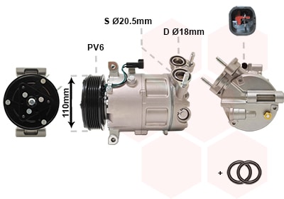 Compresor, Aire Acondicionado Ford Grand C-max Van · 5900K192