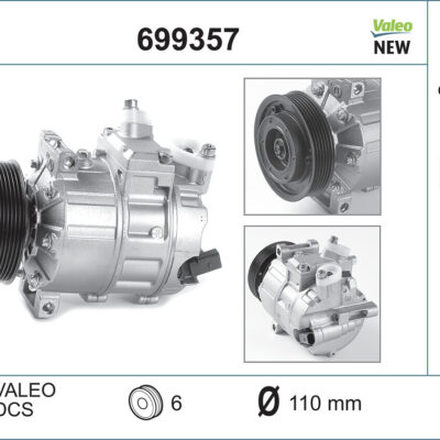 Compresor, Aire Acondicionado · 699357