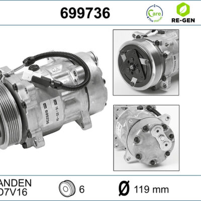 Compresor, Aire Acondicionado Peugeot Expert Furgoneta · 699736