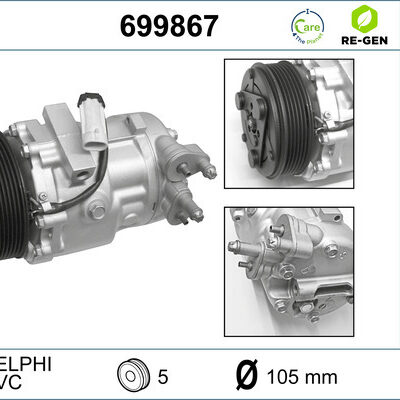 Compresor, Aire Acondicionado Suzuki Swift IV · 699867