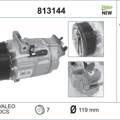 Compresor, Aire Acondicionado Opel Vivaro A Furgoneta · 813144
