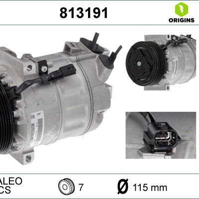Compresor, Aire Acondicionado Renault Trafic III Furgoneta · 813191