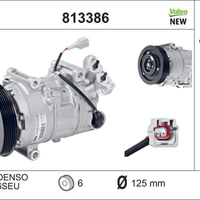 Compresor, Aire Acondicionado Renault Megane III Coupé · 813386
