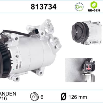 Compresor, Aire Acondicionado Mazda 3 · 813734