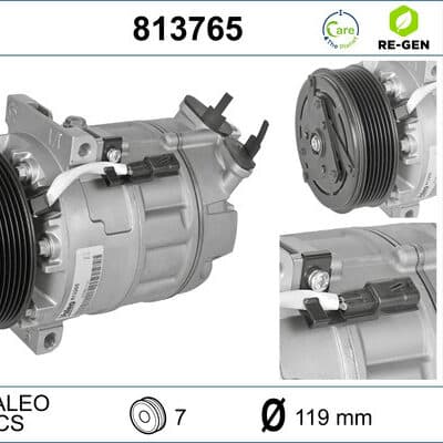 Compresor, Aire Acondicionado Renault Trafic III Furgoneta · 813765