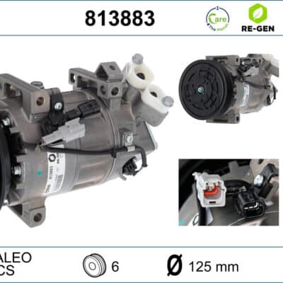 Compresor, Aire Acondicionado Renault Captur I · 813883