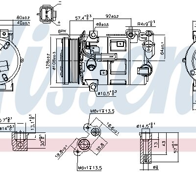 Compresor, Aire Acondicionado Peugeot 3008 I Monospace · 890210