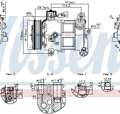 Compresor, Aire Acondicionado Jeep Renegade SUV · 890596