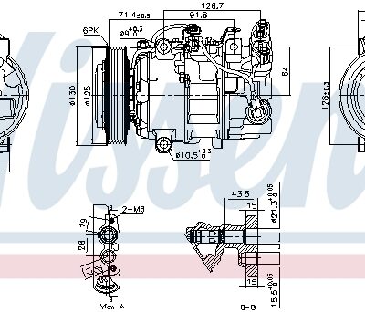Compresor, Aire Acondicionado Renault Kadjar · 890763