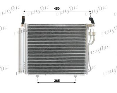 Condensador, Aire Acondicionado Hyundai i10 I · 0828.3034